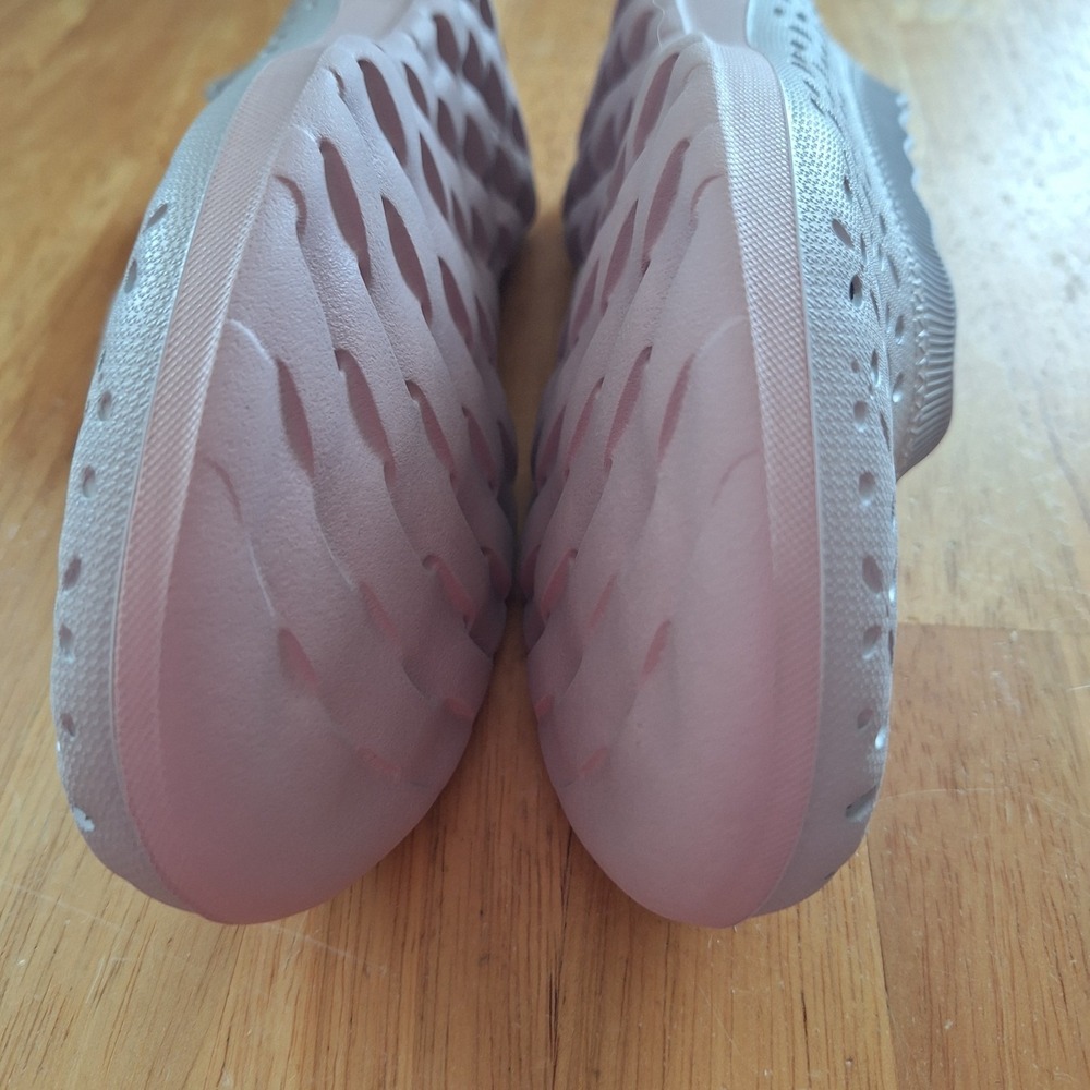 Skechers Jender Ballet Water Shoes Womens 6 Gray Pink Beachy Coastal Vacation - Picture 10 of 11